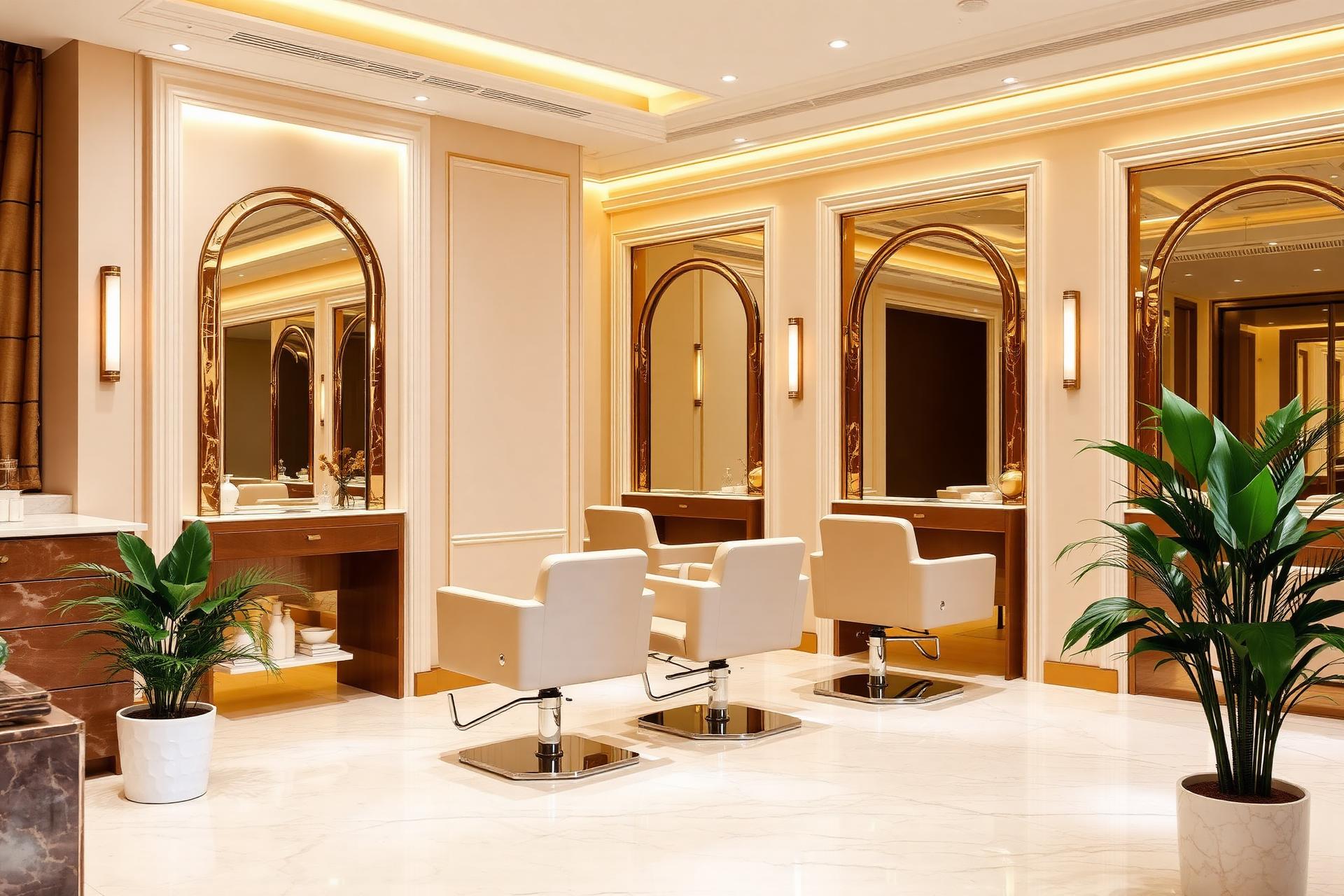 Luxurious salon interior